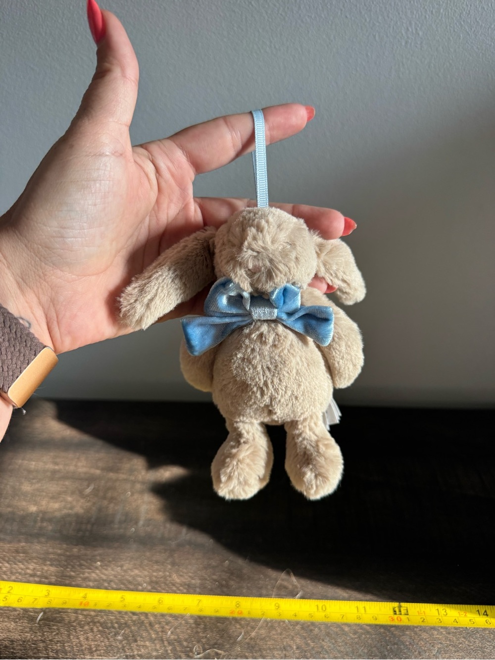 Bashful bunny jellycat ornament